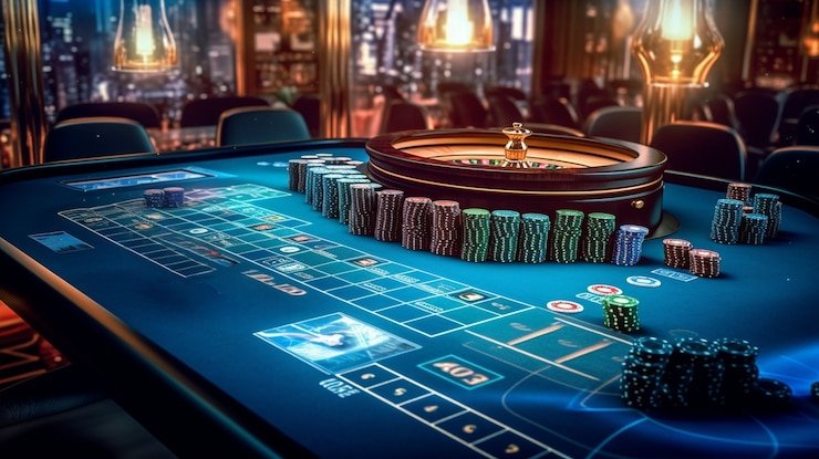 Live Blackjack table at hk asli Allbet showing multi-camera dealer setup